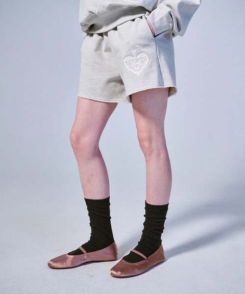 ●Mardi Mercredi●LONG SOCKS MRD LOGO_2足SET Mardi Mercredi 靴下 LONG SOCKS MRD LOGO レディース