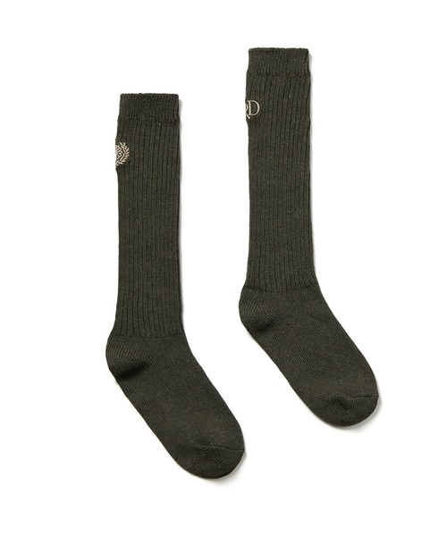 Mardi Mercredi（マルディメクルディ） 靴下 LONG SOCKS MRD LOGO