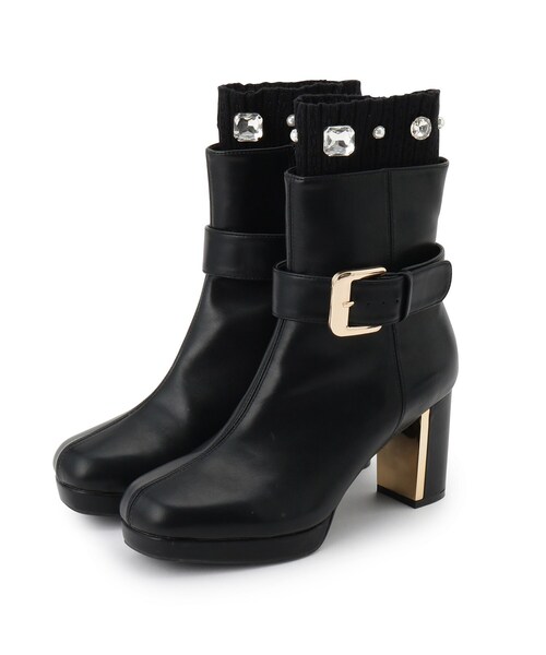 ESPERANZA(エスペランサ) ブーツ マルチWAYビジューショートブーツ ESPERANZA(エスペランサ) ブーツ マルチWAYビジューショートブーツ