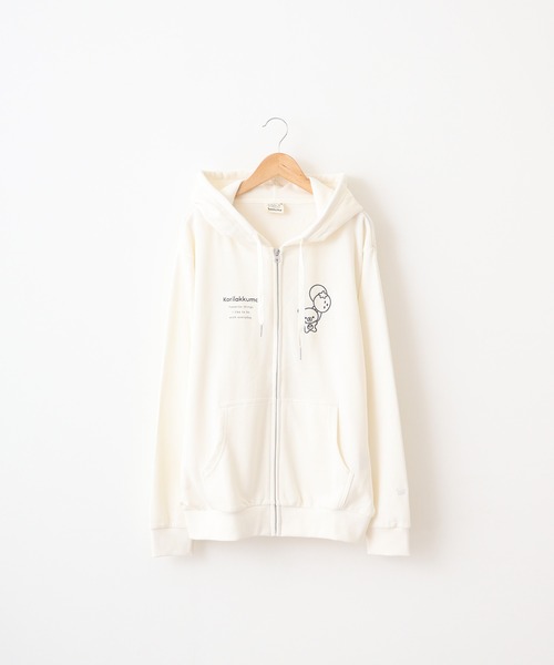 FUNALIVE（ファンアライブ） パーカー Rilakkuma 裏毛フルジップ
