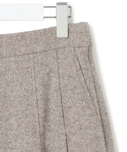 23区（ニジュウサンク） パンツ シルクネップヘリンボーン ガウチョ