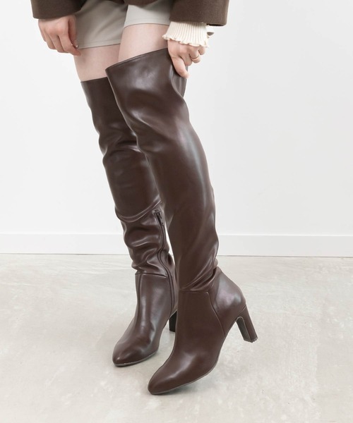 RANDA（ランダ） ブーツ 晴雨兼用 2WAYニーハイブーツ レディース