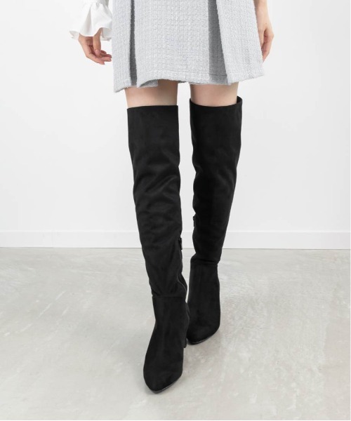 RANDA（ランダ） ブーツ 晴雨兼用 2WAYニーハイブーツ レディース