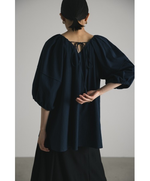「STYLEMIXER」 7分袖ブラウス FREE ネイビー レディース STYLEMIXER 「STYLEMIXER」 7分袖ブラウス FREE ネイビー