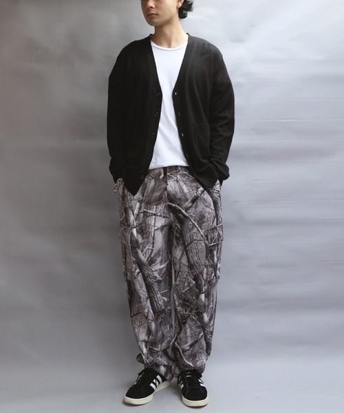 8 カーディガン カシミヤタッチVネックカーディガン メンズ