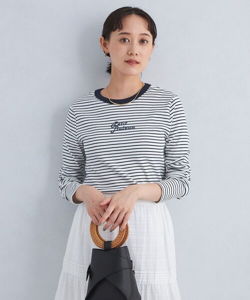 PETIT BATEAU tシャツ Tシャツ 「別注」「PETIT BATEAU」プリント 