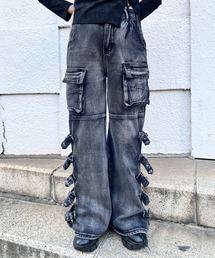 ベルト・デニム　セット購入用 ジーンズ デニム デニムパンツ マルチベルトバギーデニム