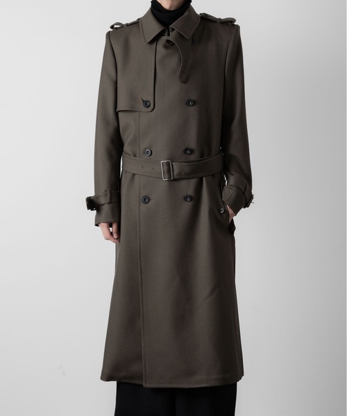ATO（アトウ） トレンチコート コート WOOL TRENCH COAT メンズ
