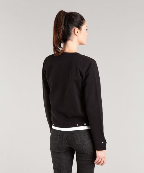 agnes b.（アニエスベー） カーディガン コットン メルトン 長袖