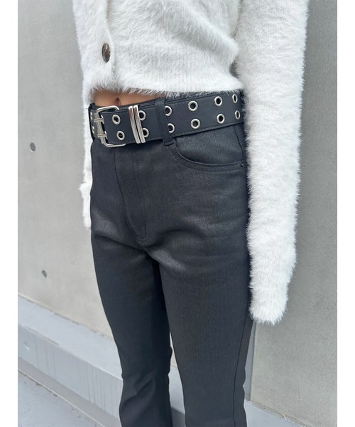 EGOIST（エゴイスト） パンツ レザーコーティングフレアパンツ