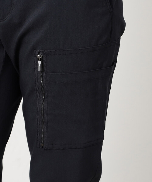 COMME CA ISM カーゴパンツ レーヨン ナイロン ストレッチ