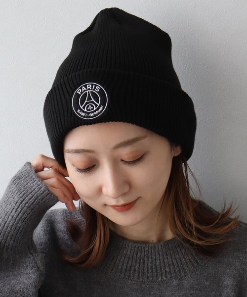 ニット帽 ニットキャップ 「Paris Saint-Germain/パリサンジェルマン