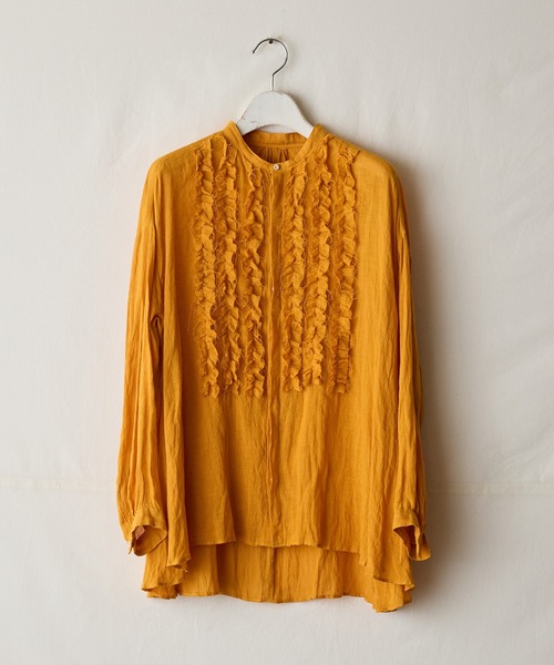 tシャツ frilled blouse レディース