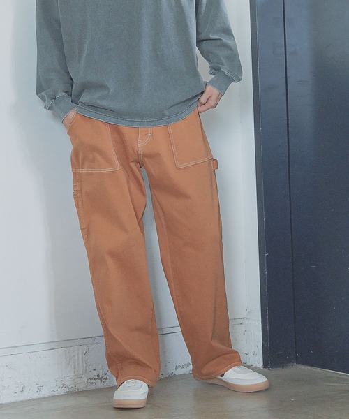 BAYFLOW ワークパンツ　オレンジ　サイズ3