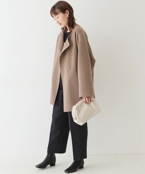 スローブイエナノーカラーコート SLOBE IENA（スローブイエナ） Vネックノーカラーコート◇ : ZOZOTOWN