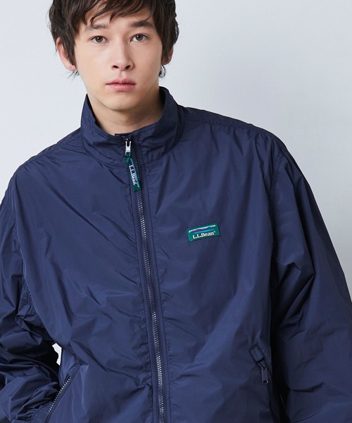 MADE IN USA LL BEAN ナイロンジャケット　グレーxネイビー Men's L.L.Bean Utility Jacket