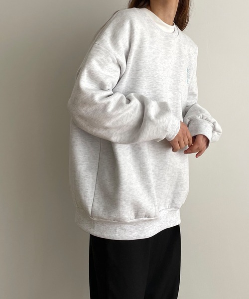 「CANAL JEAN」 スウェットカットソー ONE SIZE グレー レディース CANAL JEAN 「CANAL JEAN」 スウェットカットソー ONE SIZE