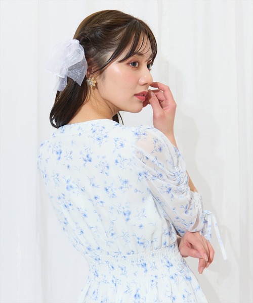 WILLSELECTION ワンピース ピンタックウエストシャーリング