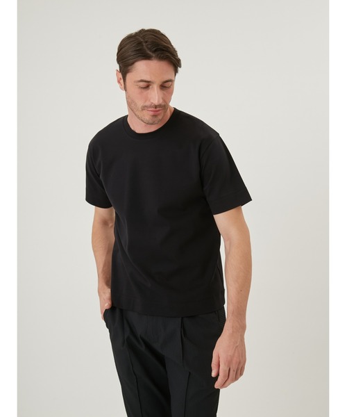 未使用品級　AOURE /アウール　半袖ニットTシャツ/白/M　リブ　メンズ カットソー＆Tシャツ｜AOURE（アウール）の通販サイト 【公式】