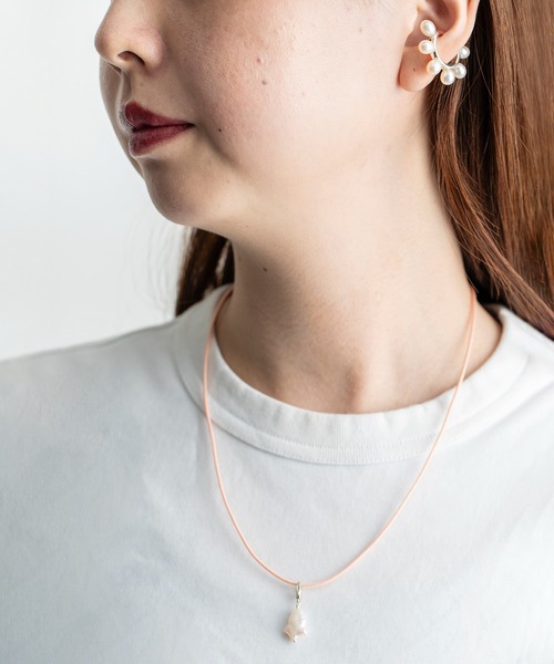 LAMBDA（ラムダ） イヤーカフ パールボリュームイヤーカフ メンズ