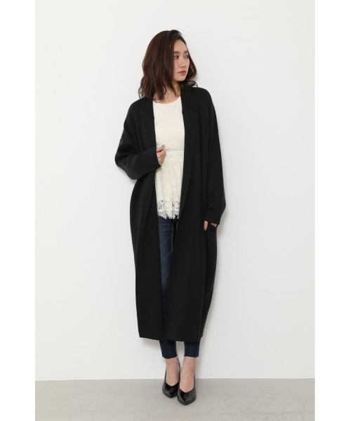 「rienda」 ニットカーディガン FREE ライトベージュ レディース_画像9