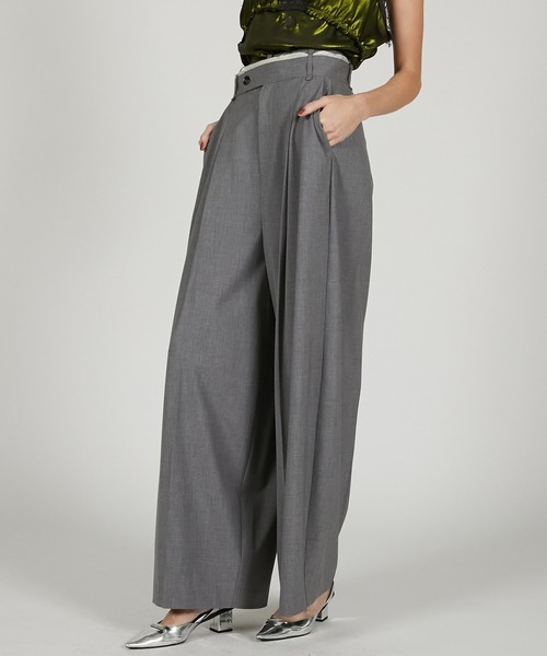 PRANK PROJECT ワイドスラックス Striped Super Wide Pants - SALE