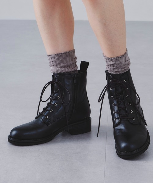 「ORiental TRaffic by yuri」 ショートブーツ LL ブラック レディース_画像4