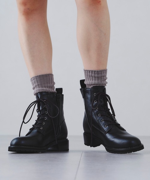 「ORiental TRaffic by yuri」 ショートブーツ LL ブラック レディース_画像6