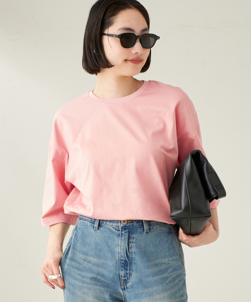 tシャツ 「追加」7ブソデ Big Tシャツ レディース plage tシャツ 「追加」7ブソデ Big Tシャツ レディース
