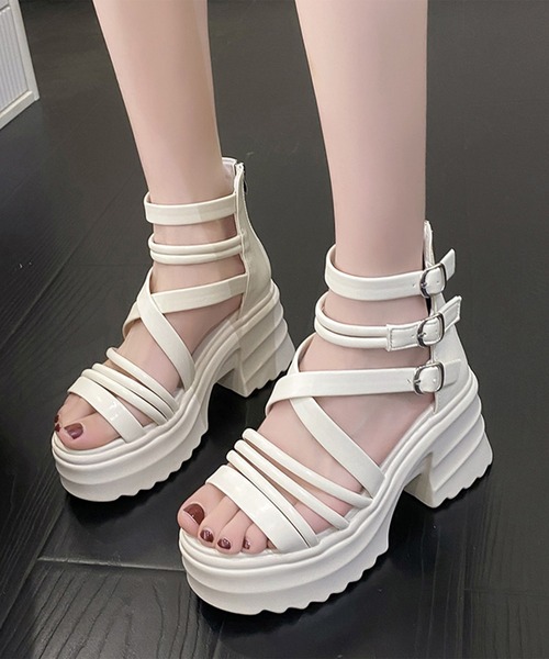 【厚底が可愛い♪上品な透け感もお洒落☆】CHANEL サンダル 新作CHANEL☆シャネル厚底サンダル 入手困難☆直営ラッピング