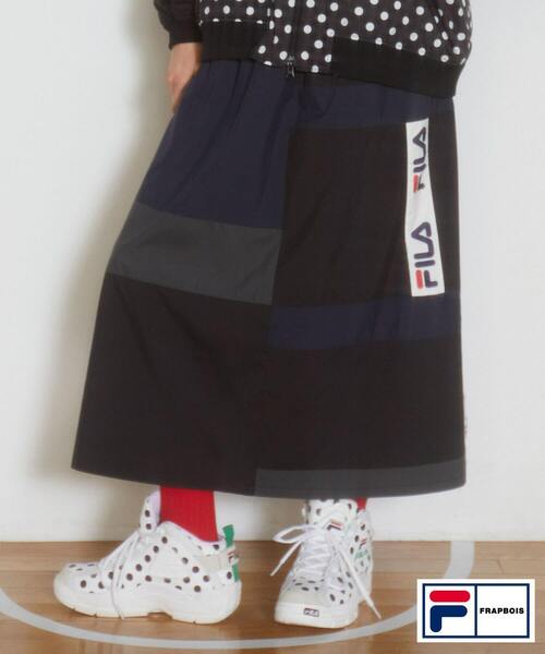 FRAPBOIS ピクニックスカート FRAPBOIS（フラボア） ロング スカート FILA×FRAPBOISスカート