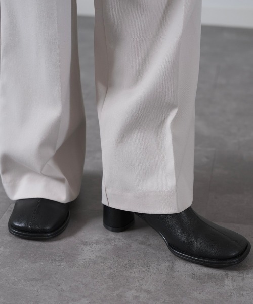 「Reurie'」 ショートブーツ 23.5cm ブラウン レディース_画像5