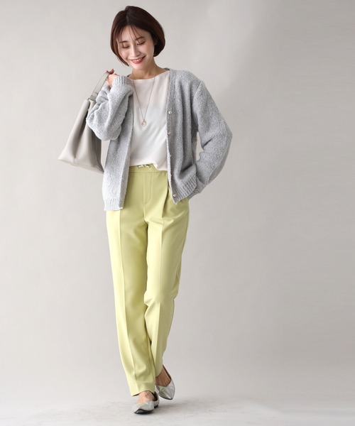 Ehre style カーディガン ふわっと明るく時短でオシャレぽこぽこ