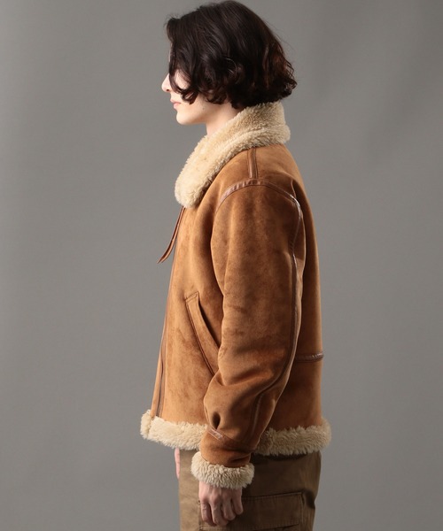 「Retro Grade」 ブルゾン - ライトベージュ メンズ_画像5