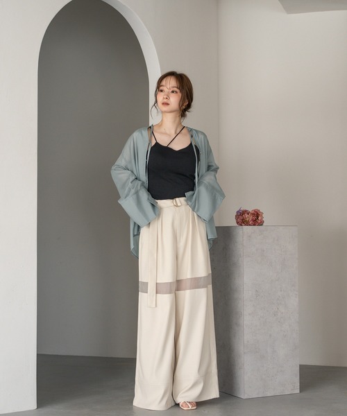 mideal キャミソール cross design camisole / クロスデザイン