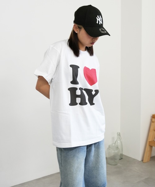 tシャツ 半袖 I LOVE ロゴ コットン Tシャツ レディース : ZOZOTOWN