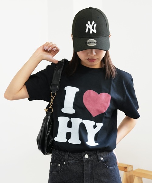 tシャツ I LOVE ロゴ コットン Tシャツ レディース : ZOZOTOWN Yahoo