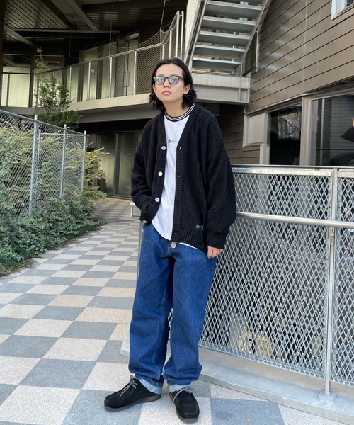 「WHO'S WHO gallery」 ニットカーディガン FREE ブラック メンズ_画像6