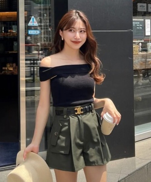 若者の大愛商品 RANCLIC ZOZOTOWN : レディース タックショートパンツ パンツ パンツ