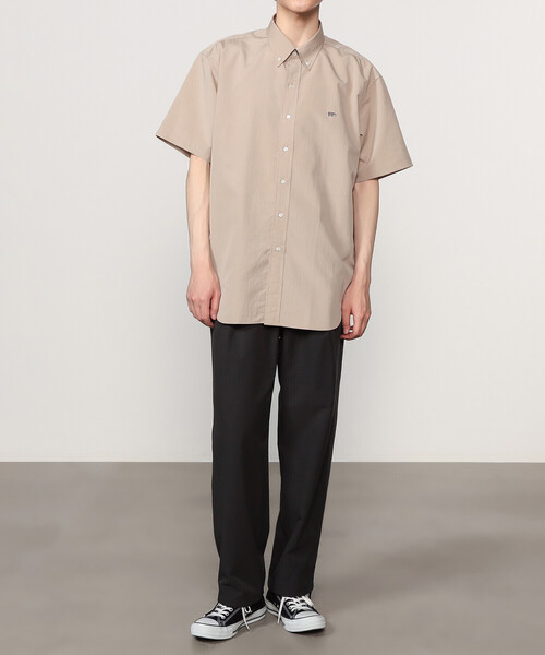 USA製 BC ETHIC Open Collar S/S Shirt 黒 L ビーシーエシック