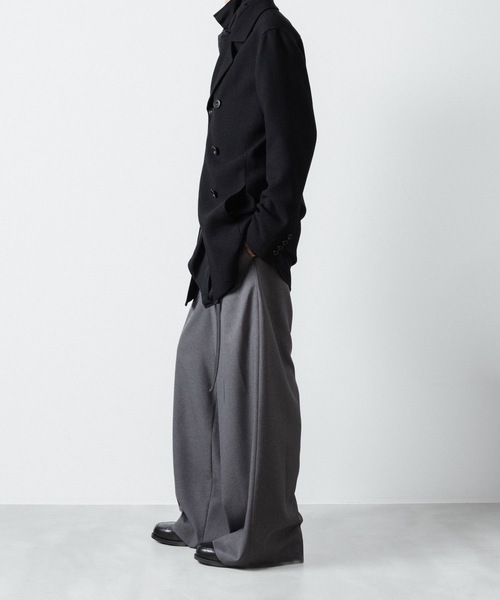 ATO スラックス RECYCLE POLYESTER WIDE PANTS メンズ