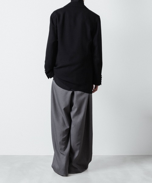 ATO スラックス RECYCLE POLYESTER WIDE PANTS メンズ