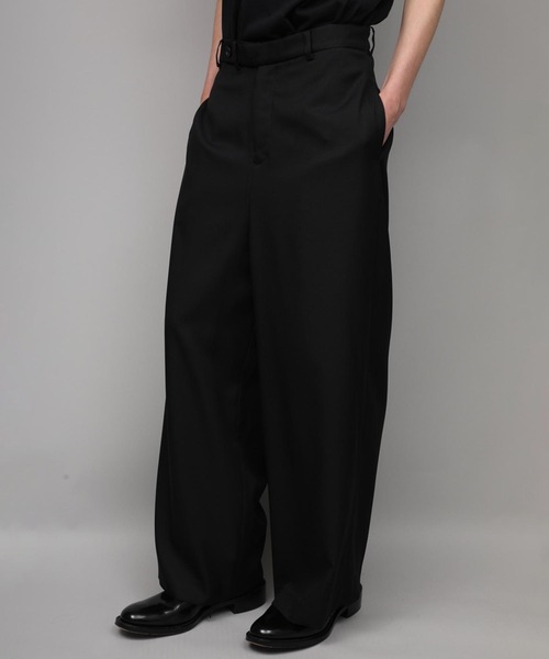 ATO（アトウ） スラックス RECYCLE POLYESTER WIDE PANTS メンズ