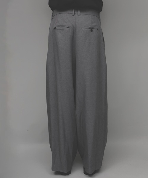 ATO（アトウ） スラックス RECYCLE POLYESTER WIDE PANTS メンズ