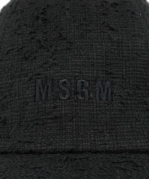 MSGM（エムエスジーエム） キャップ 帽子 コットンブレンドツィード