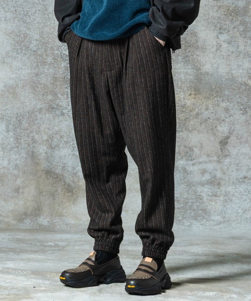 パンツ tweedshortpants glamb スラックス Deformed Tweed Slacks / デフォームツイード