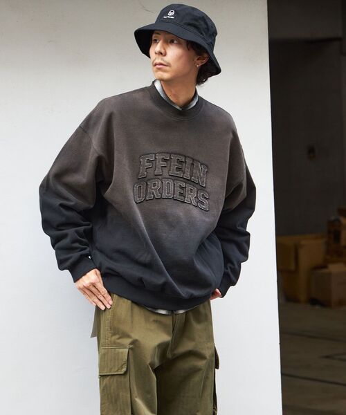 「FFEIN」 スウェットカットソー SMALL ブラック メンズ