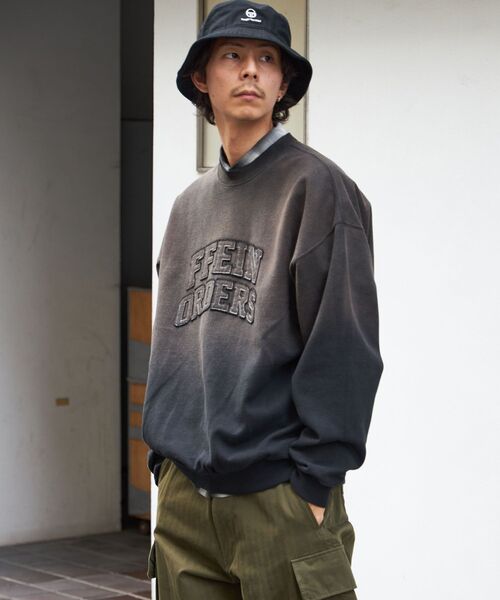 「FFEIN」 スウェットカットソー SMALL ブラック メンズ