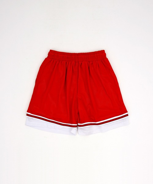 ハーフパンツ パンツ 短パン a.p.o.v. CHICAGOロゴオーバーサイズ