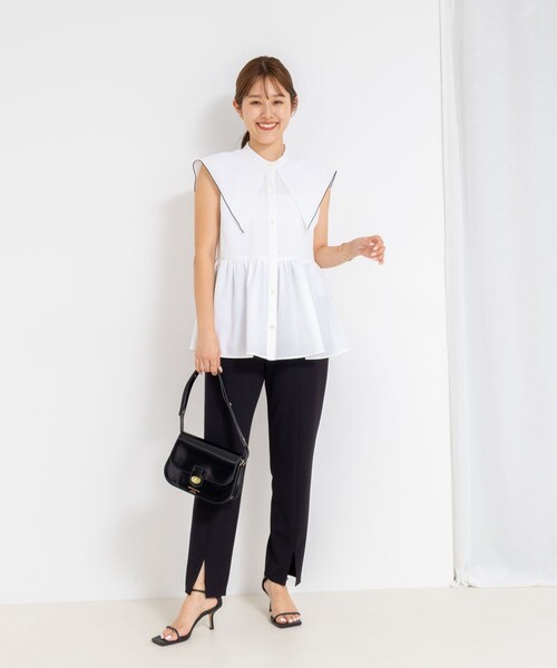 「NOLLEY'S」 ノースリーブブラウス 36 ブラック レディース NOLLEY'S Sophi 「NOLLEY'S Sophi」 ノースリーブブラウス 36